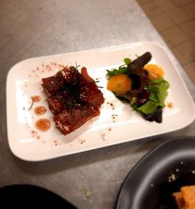 Civet de biche aux châtaignes